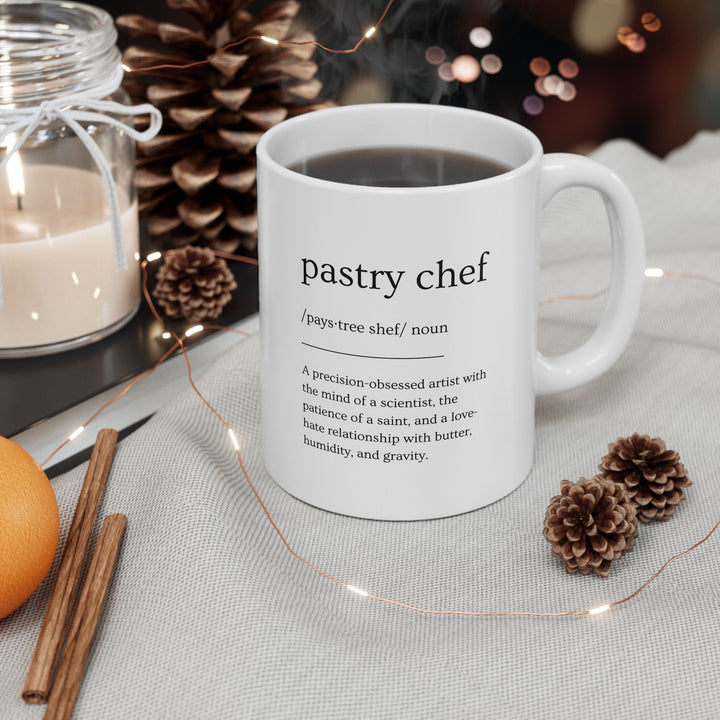 Pastry Chef Definition White Mug