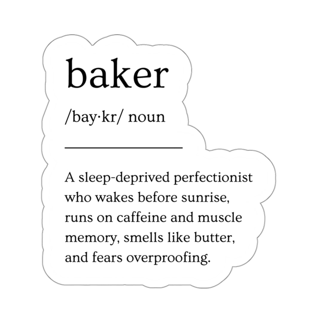 Baker Definition Vinyl Sticker
