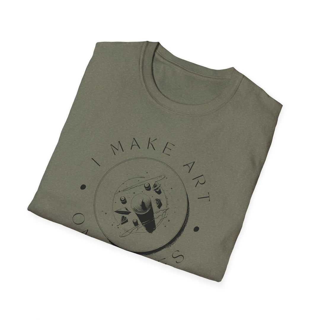 I Make Art on Plates Unisex T-Shirt