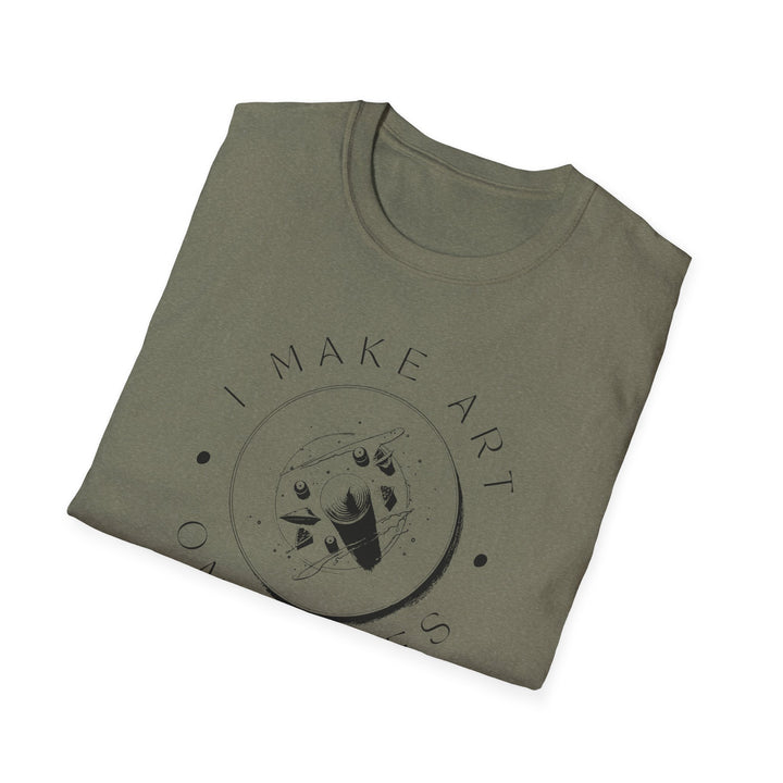I Make Art on Plates Unisex T-Shirt