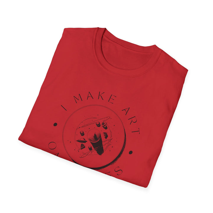 I Make Art on Plates Unisex T-Shirt