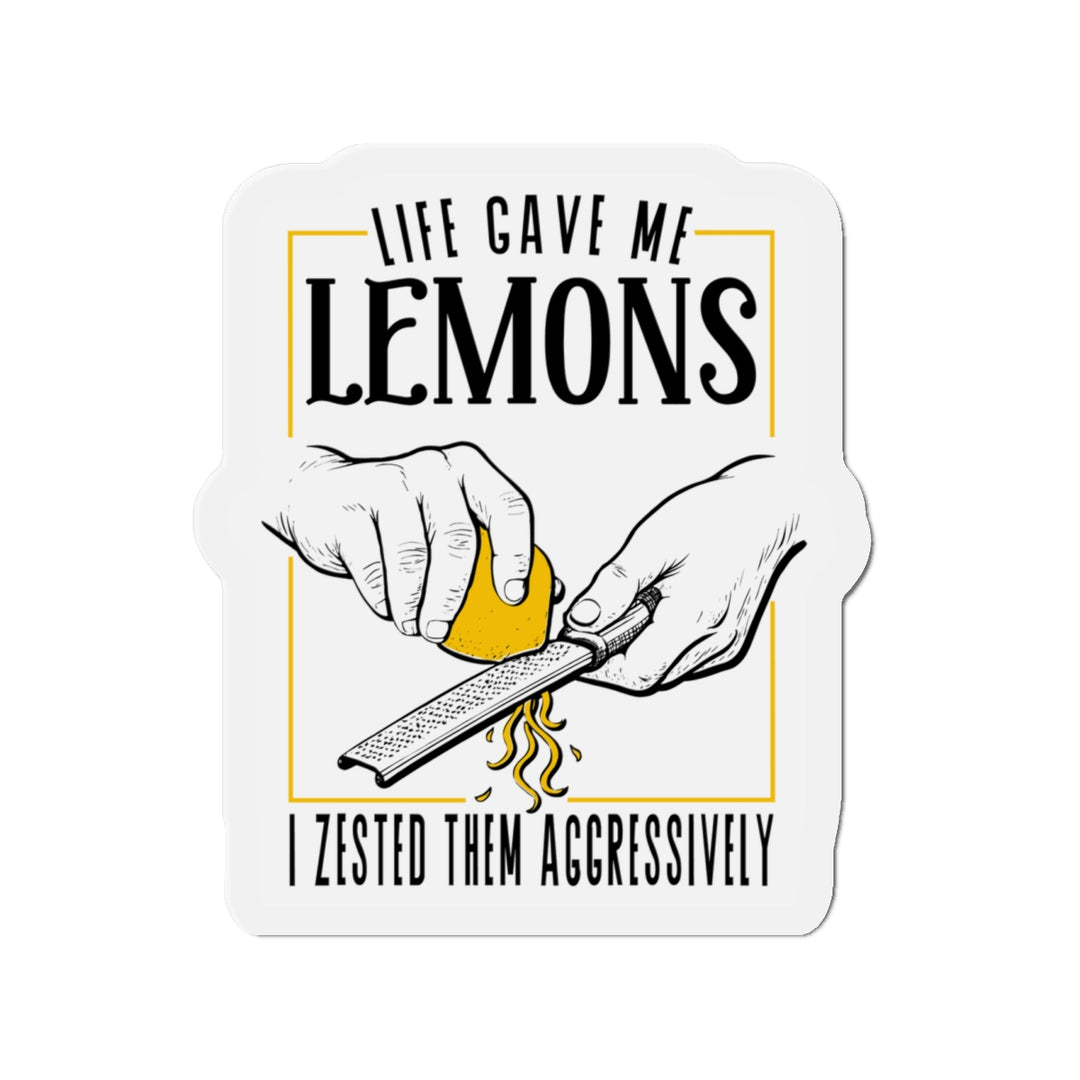 Life Gave Me Lemons Vinyl Magnets