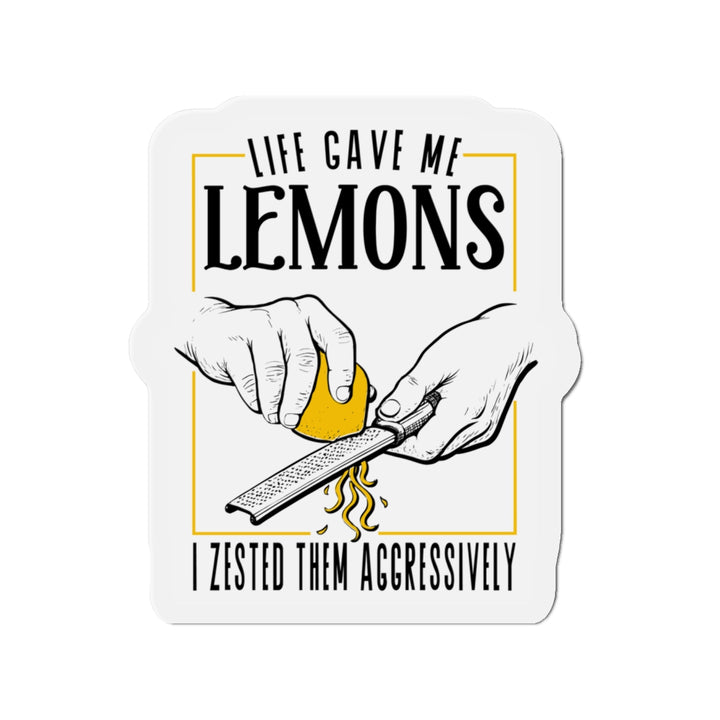 Life Gave Me Lemons Vinyl Magnets