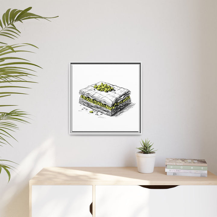 Baklava Canvas with Floating Frame