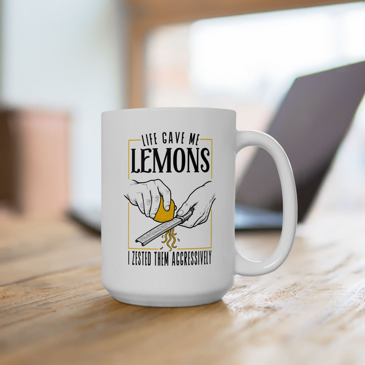 LIfe Gave Me Lemons White Mug