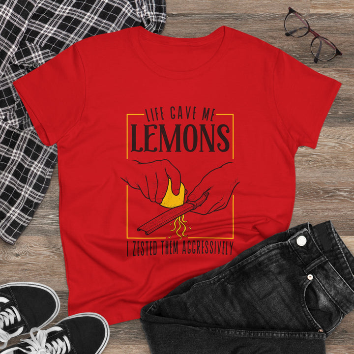 Life Gave Me Lemons Women's Cotton T-Shirt