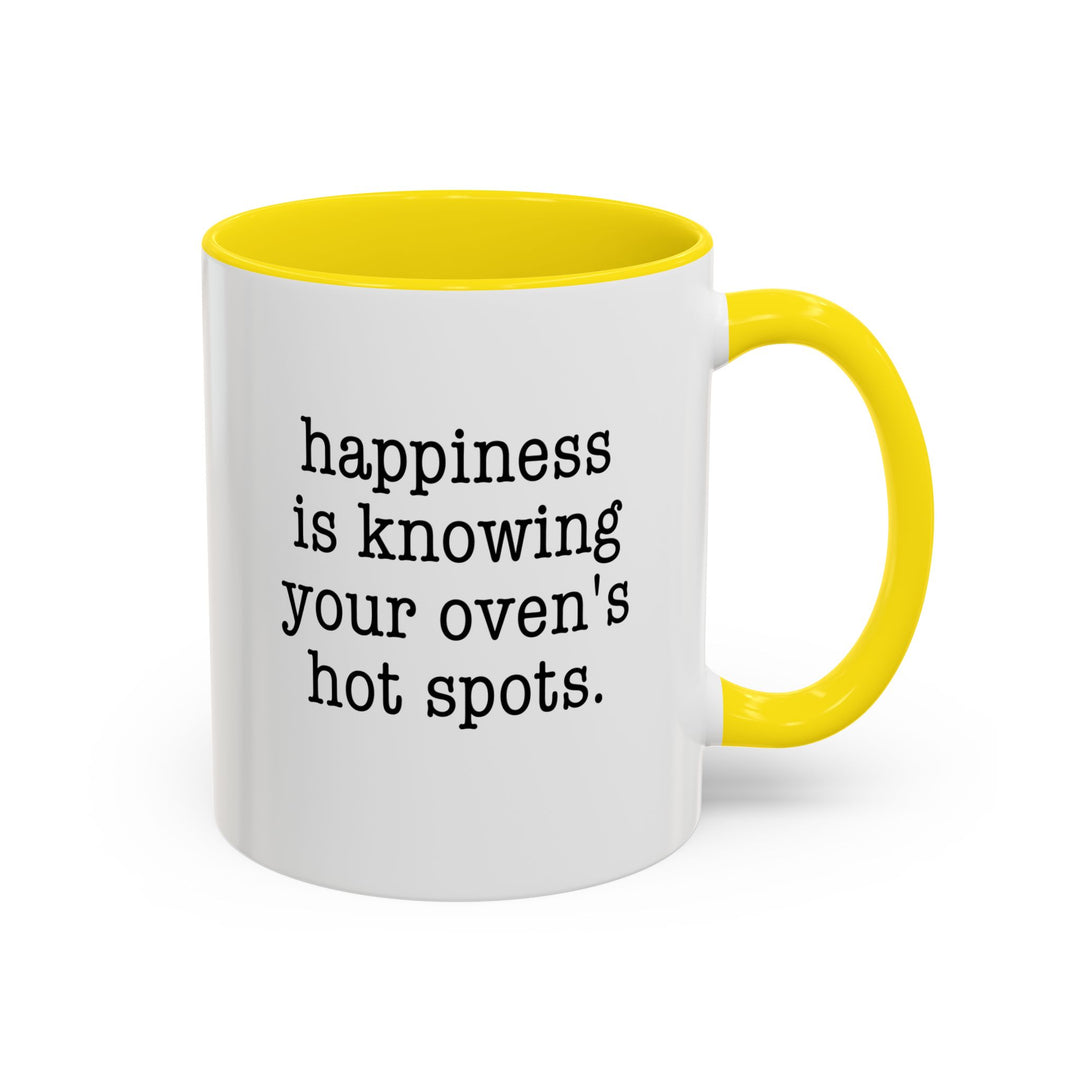 Knowing Your Oven's Hot Spots Color Accent Mug