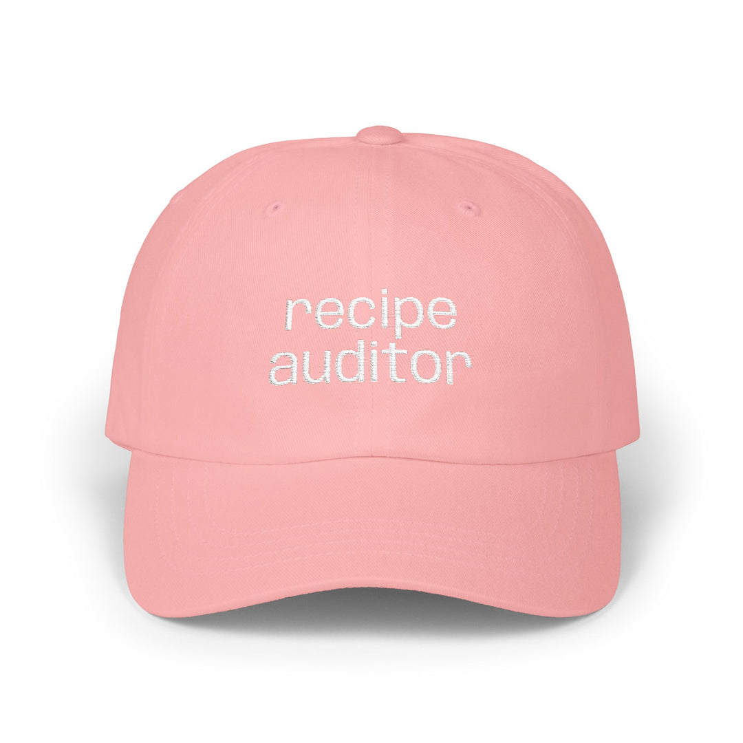 Recipe Auditor Embroidered Hat