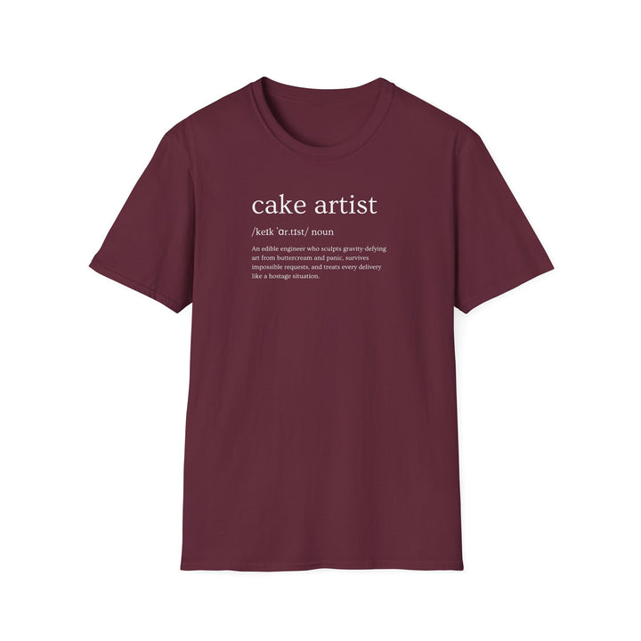 Cake Artist Definition Softstyle T-Shirt