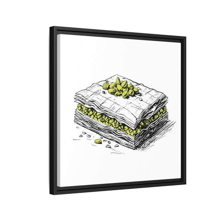 Baklava Canvas with Floating Frame