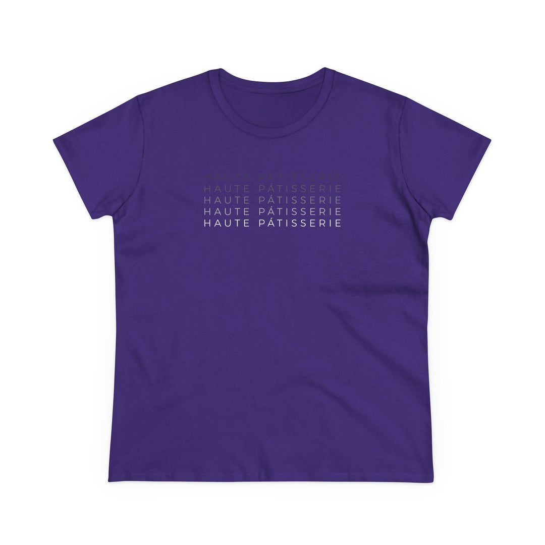 Haute Pâtisserie Stacked Women's Cotton T-Shirt