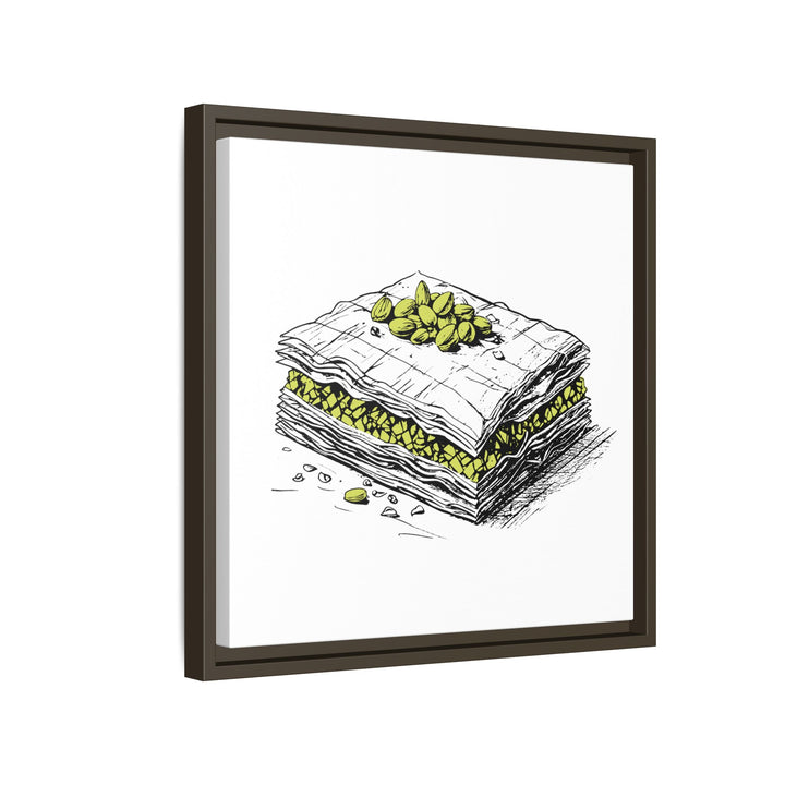 Baklava Canvas with Floating Frame