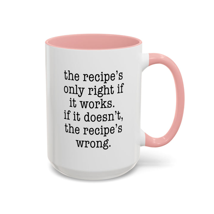 Recipe Truth Color Accent Mug