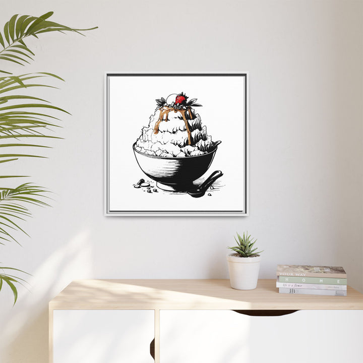 Bingsu Canvas with Floating Frame