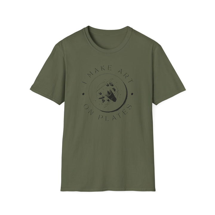 I Make Art on Plates Unisex T-Shirt