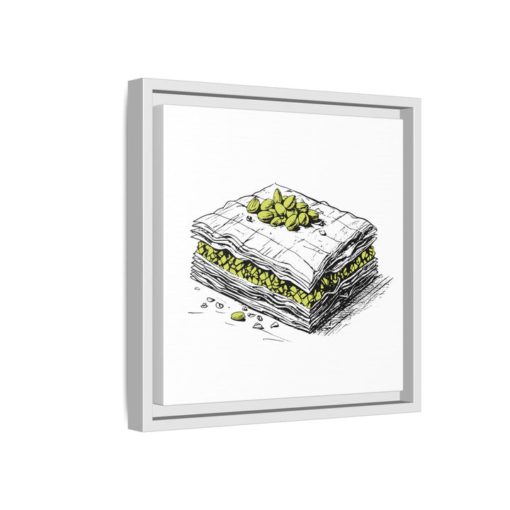 Baklava Canvas with Floating Frame