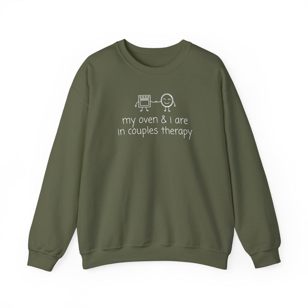 Couples Therapy With Oven Crewneck Sweatshirt