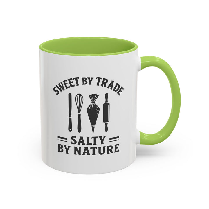 Sweet by Trade Salty by Nature Color Accent Mug