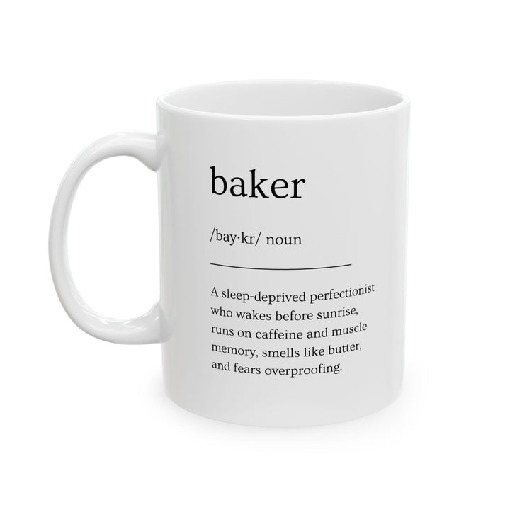 Baker Definition White Mug