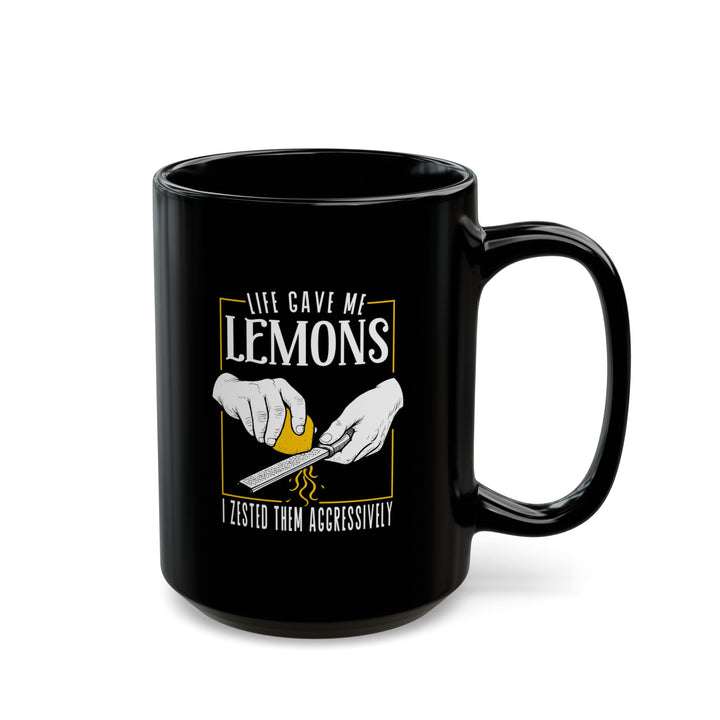 Life Gave Me Lemons Black Mug