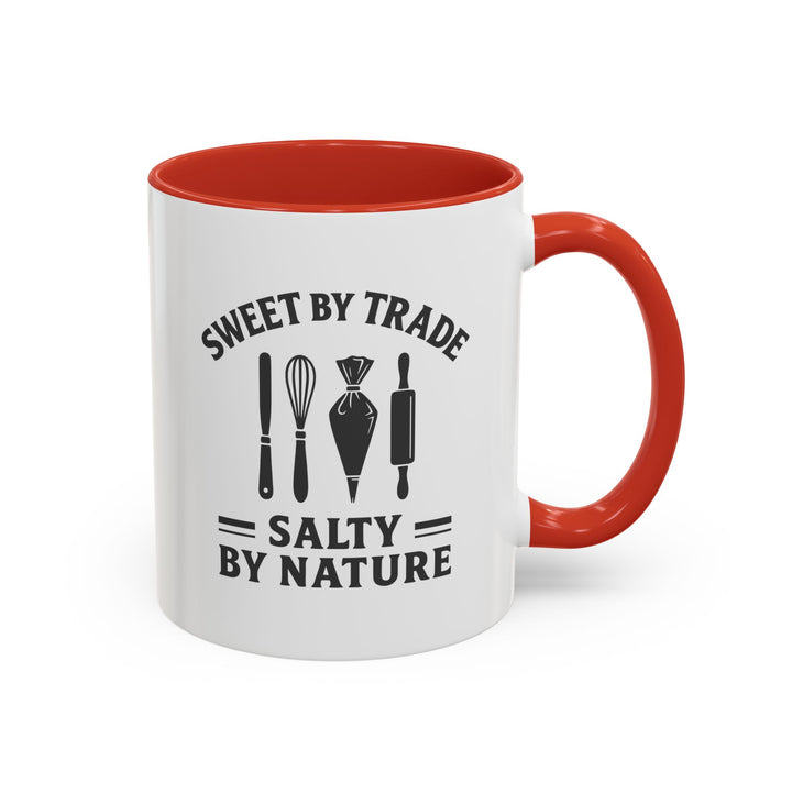 Sweet by Trade Salty by Nature Color Accent Mug