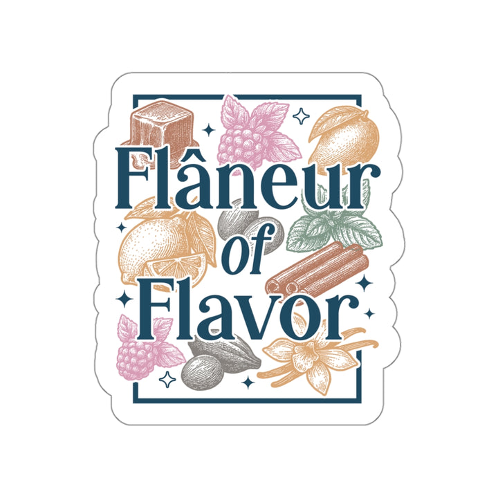 Flâneur of Flavor Vinyl Sticker