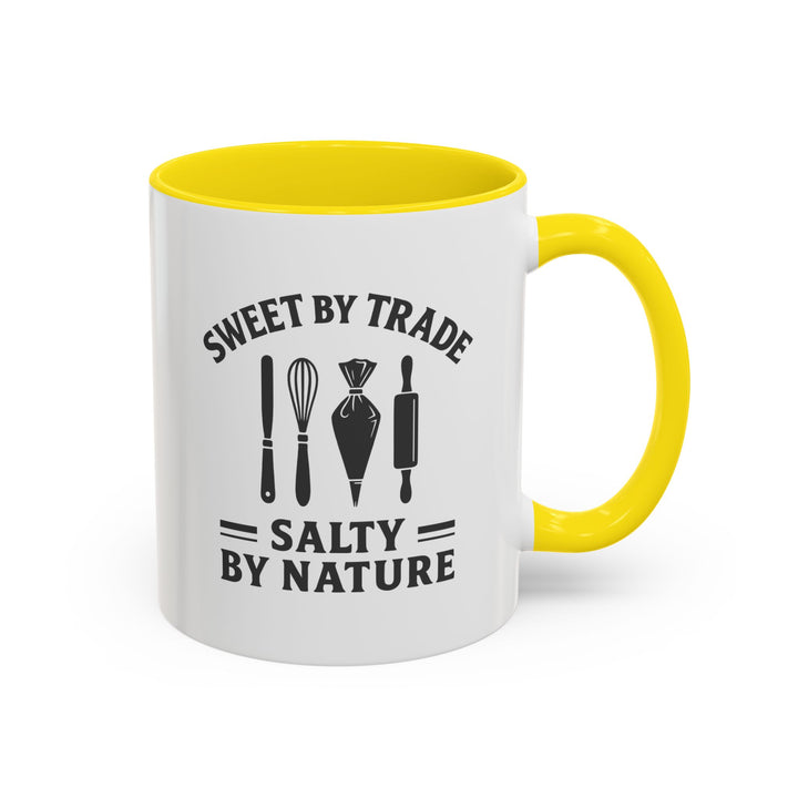 Sweet by Trade Salty by Nature Color Accent Mug