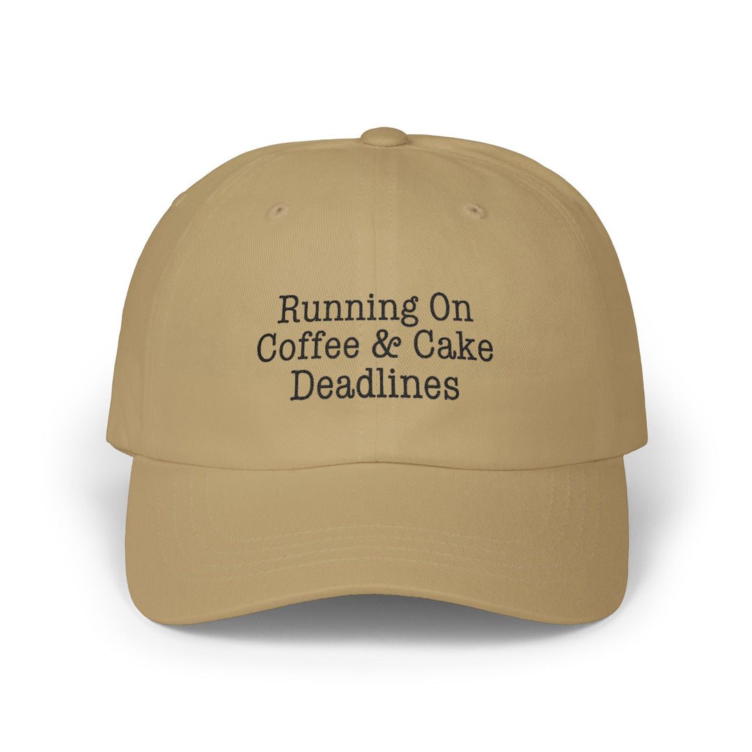 Coffee & Cake Deadlines Embroidered Hat
