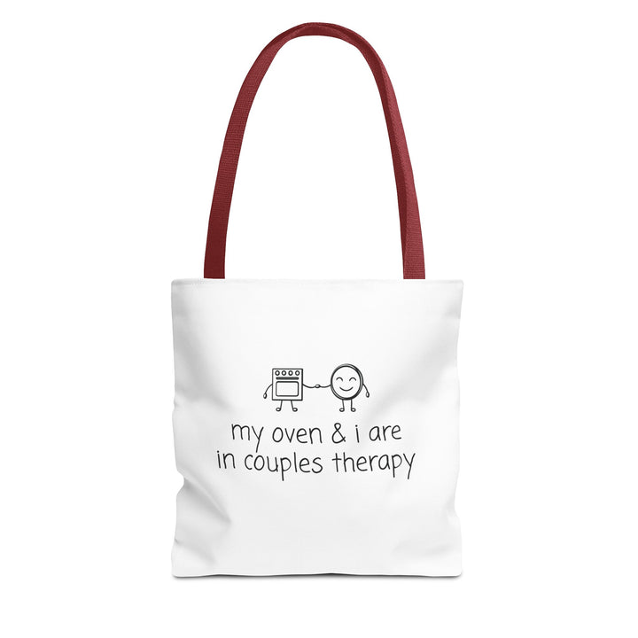 Couples Therapy With Oven Tote Bag