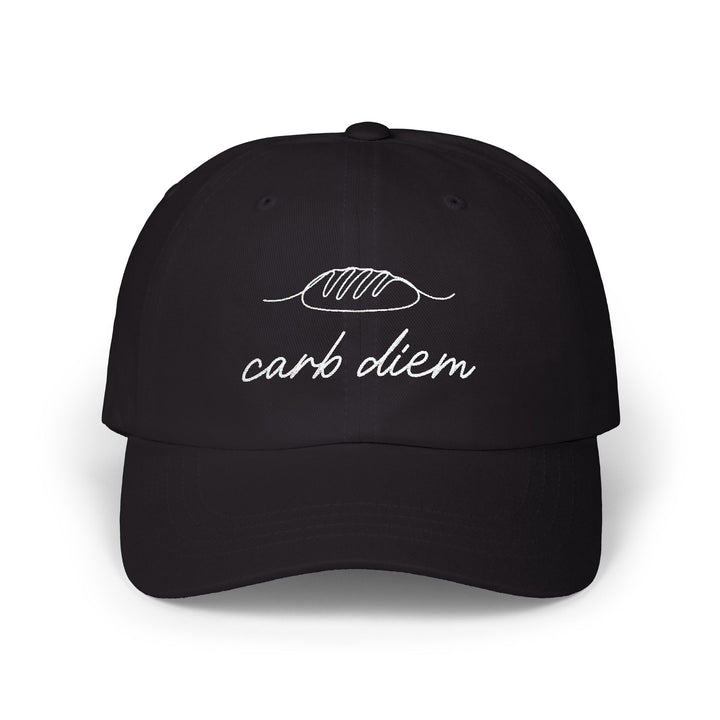 Carb Diem Minimalist Embroidered Hat