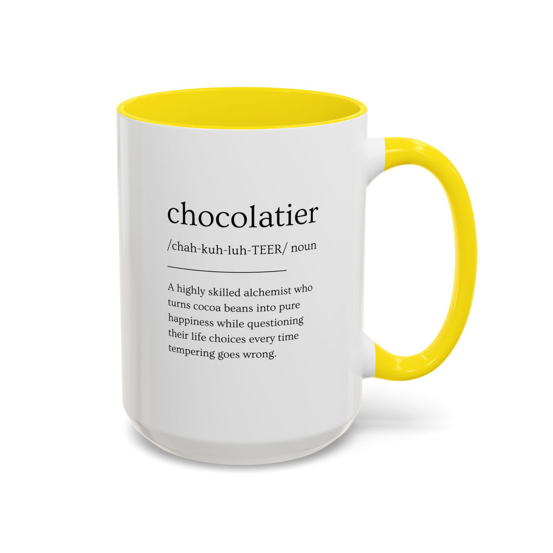 Chocolatier Definition Color Accent Mug