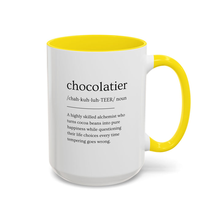 Chocolatier Definition Color Accent Mug