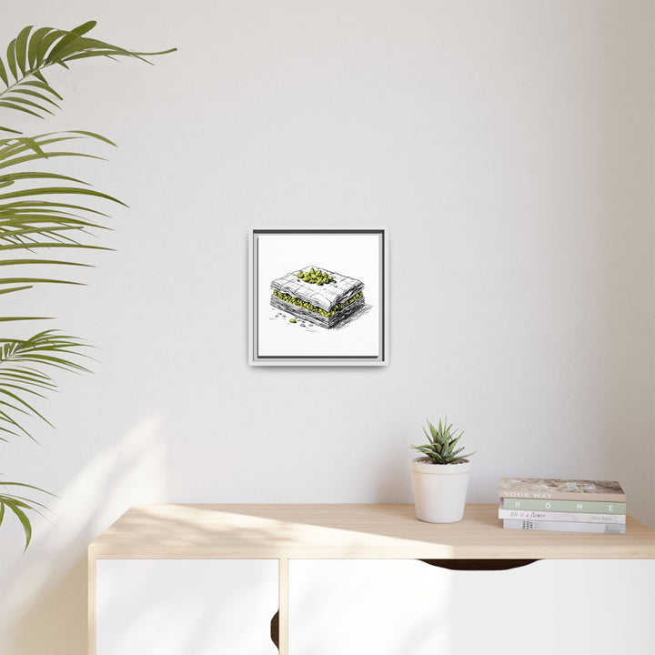 Baklava Canvas with Floating Frame