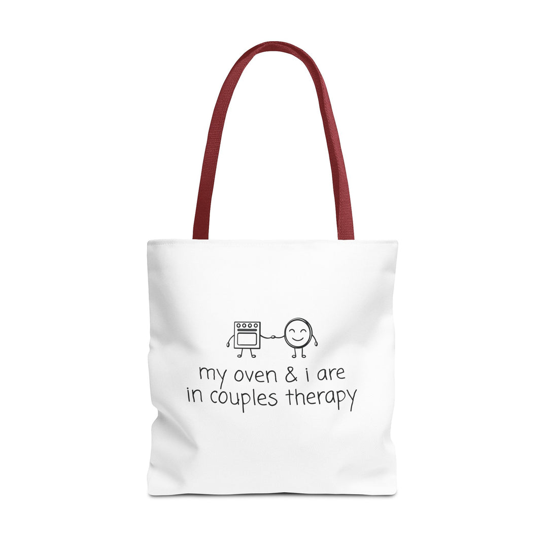 Couples Therapy With Oven Tote Bag