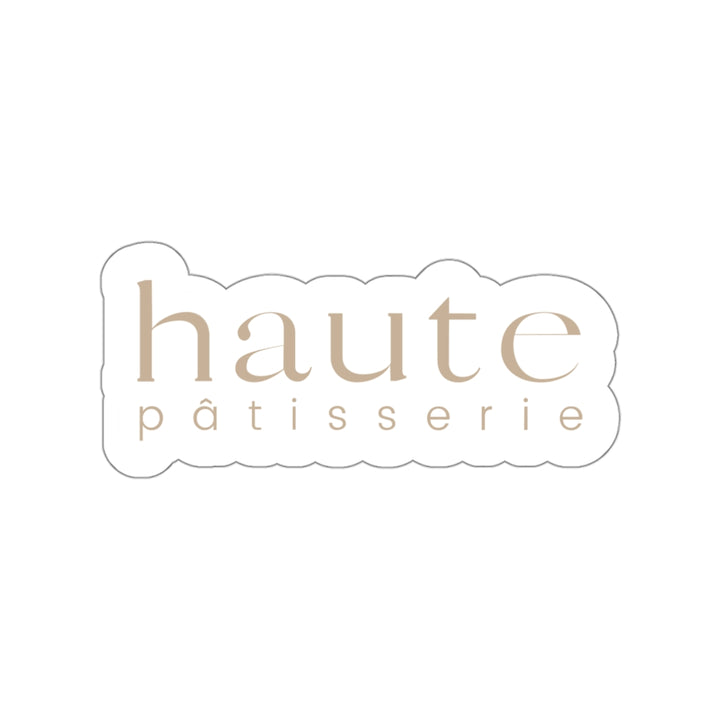 Haute Patisserie Words Vinyl Sticker