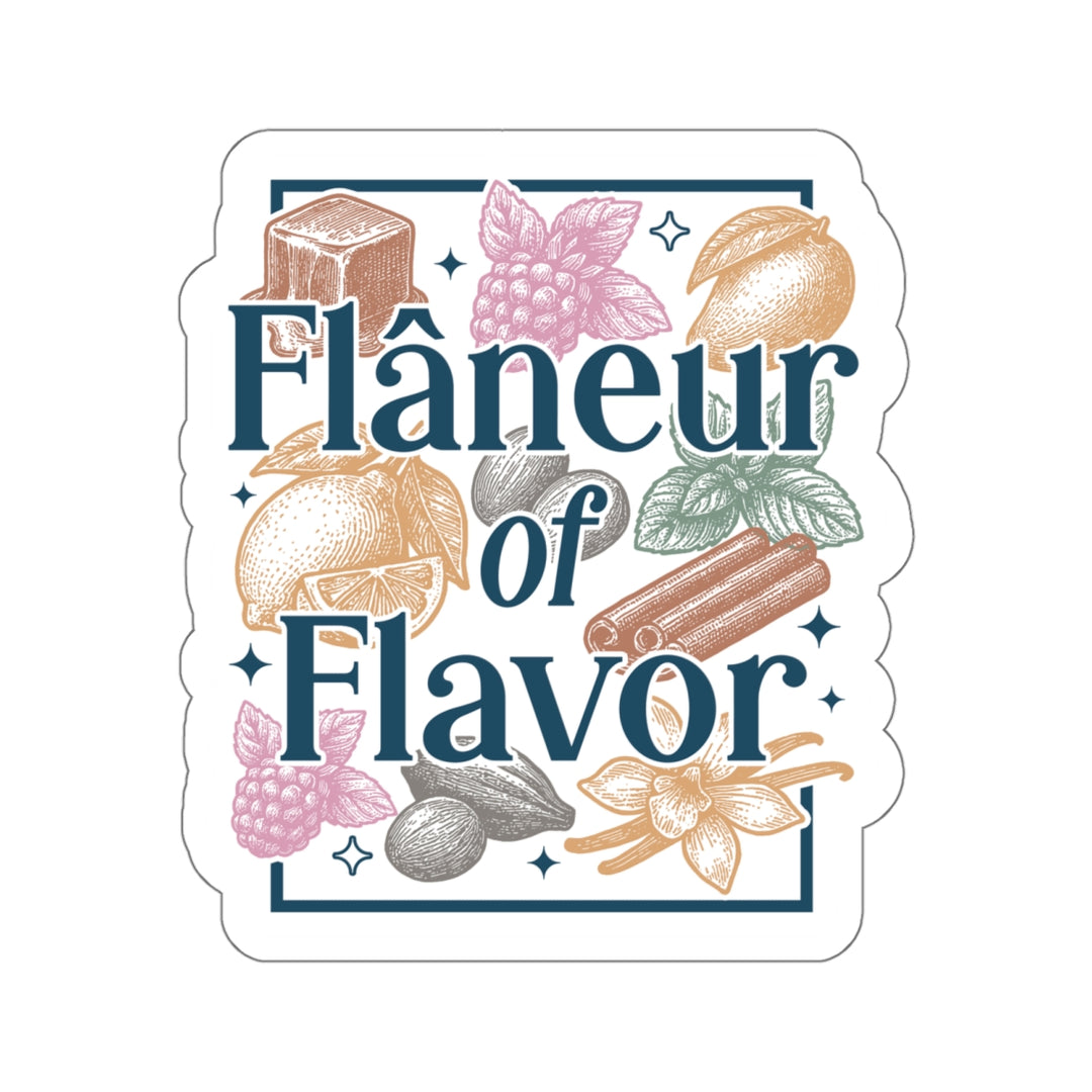 Flâneur of Flavor Vinyl Sticker