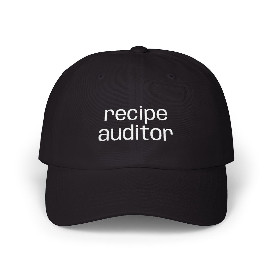 Recipe Auditor Embroidered Hat