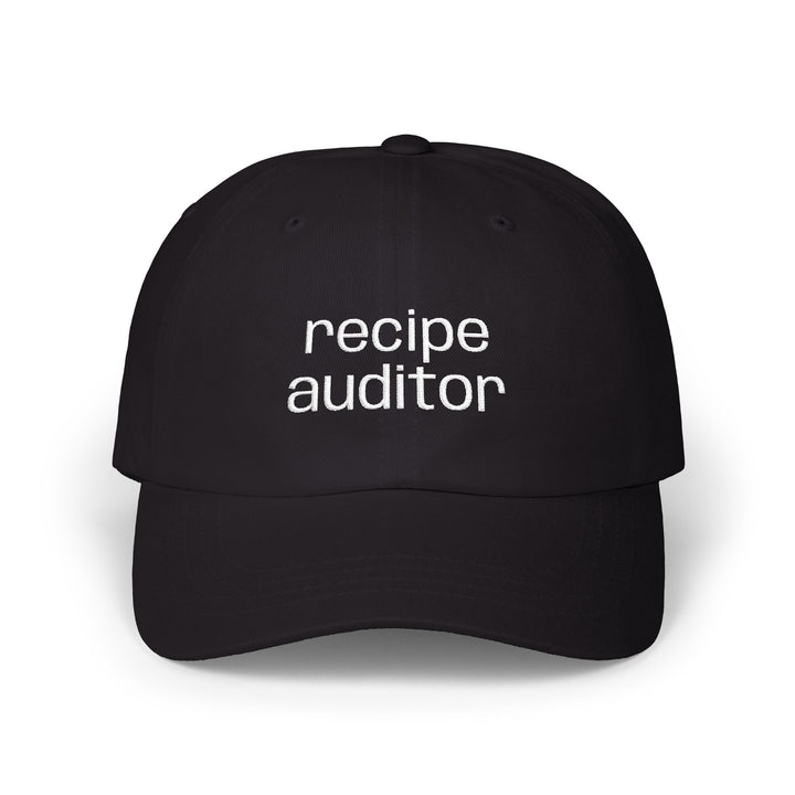 Recipe Auditor Embroidered Hat