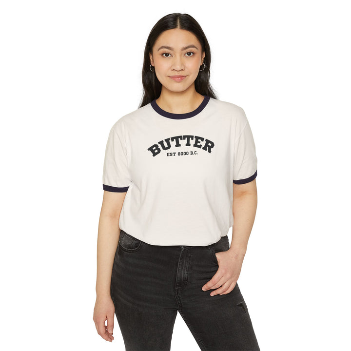 Butter Est. 8000 B.C. Ringer T-Shirt