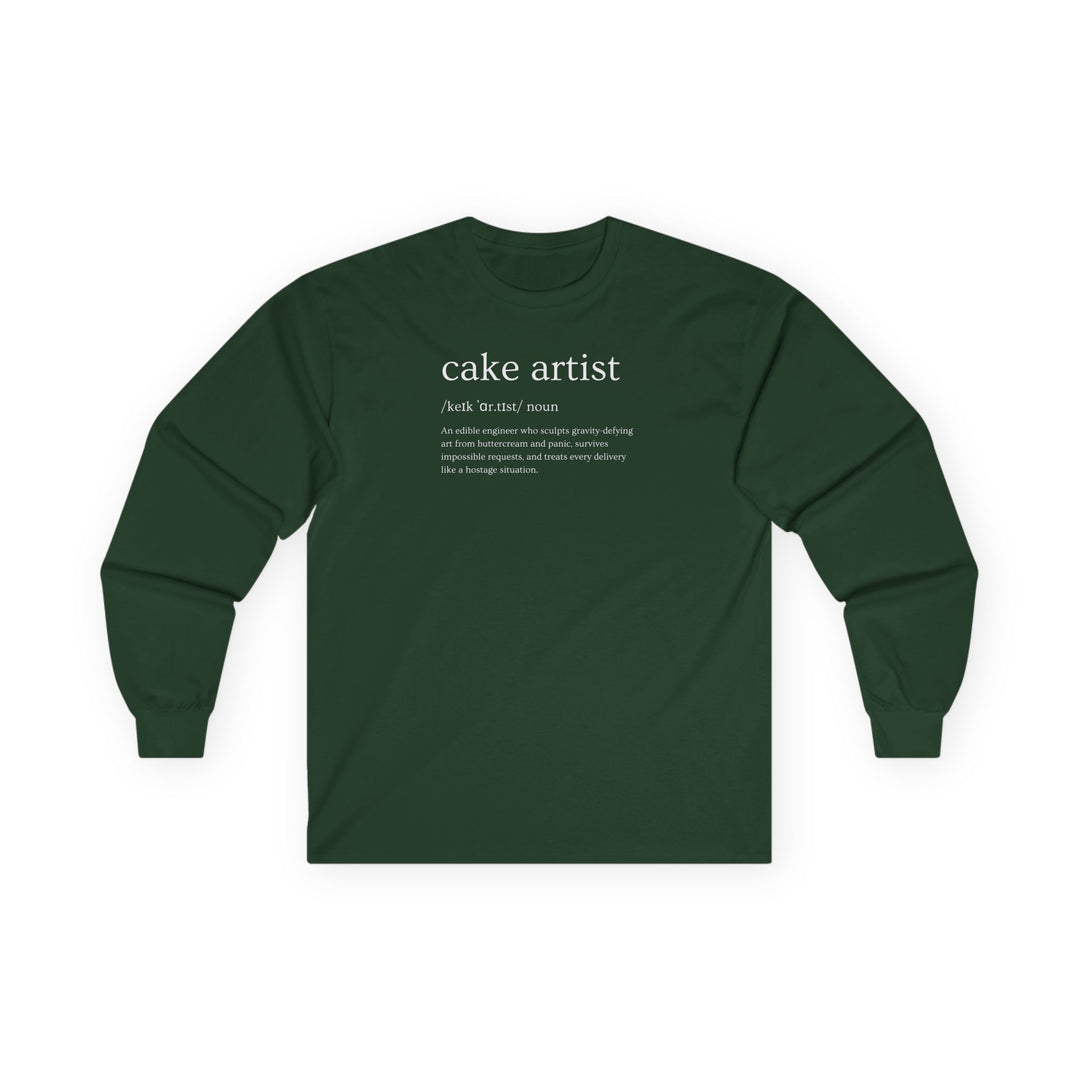 Cake Artist Definition Long Sleeve T-Shirt