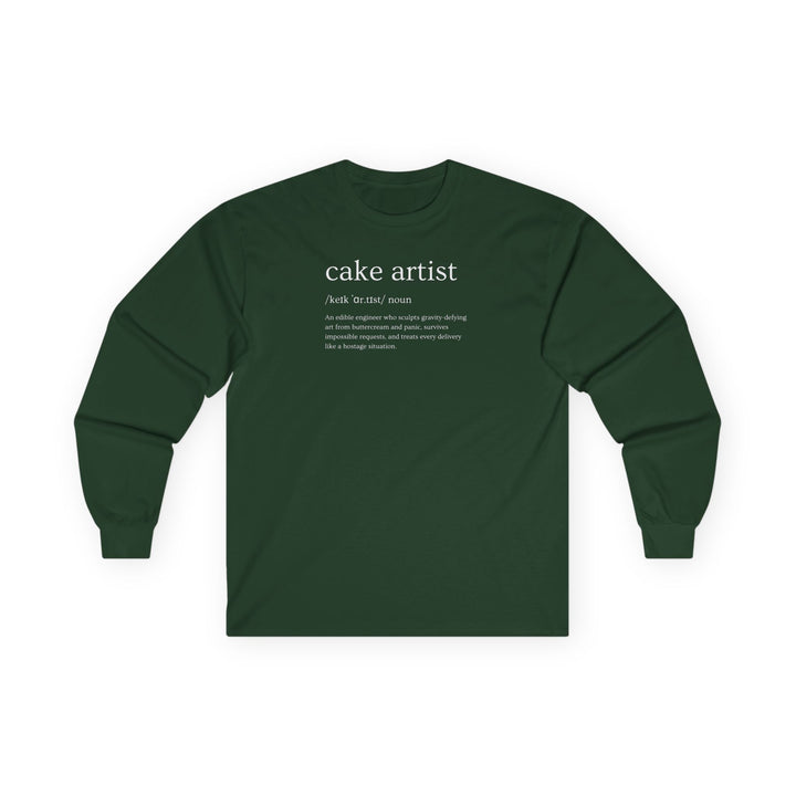 Cake Artist Definition Long Sleeve T-Shirt