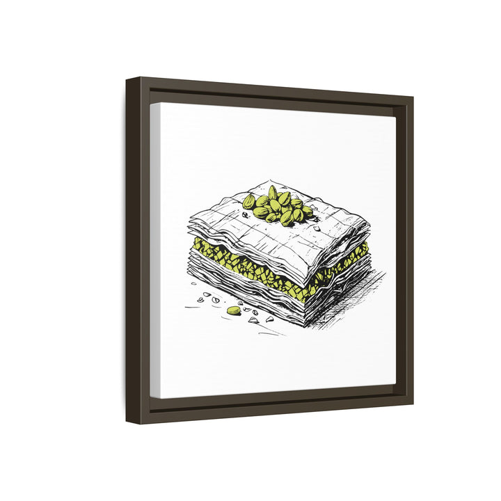 Baklava Canvas with Floating Frame