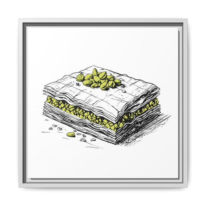 Baklava Canvas with Floating Frame