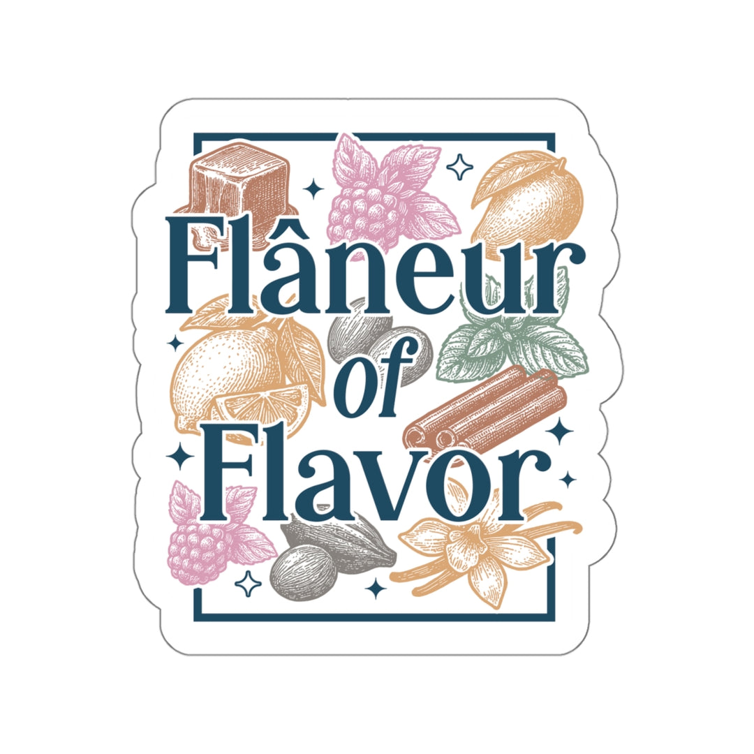 Flâneur of Flavor Vinyl Sticker