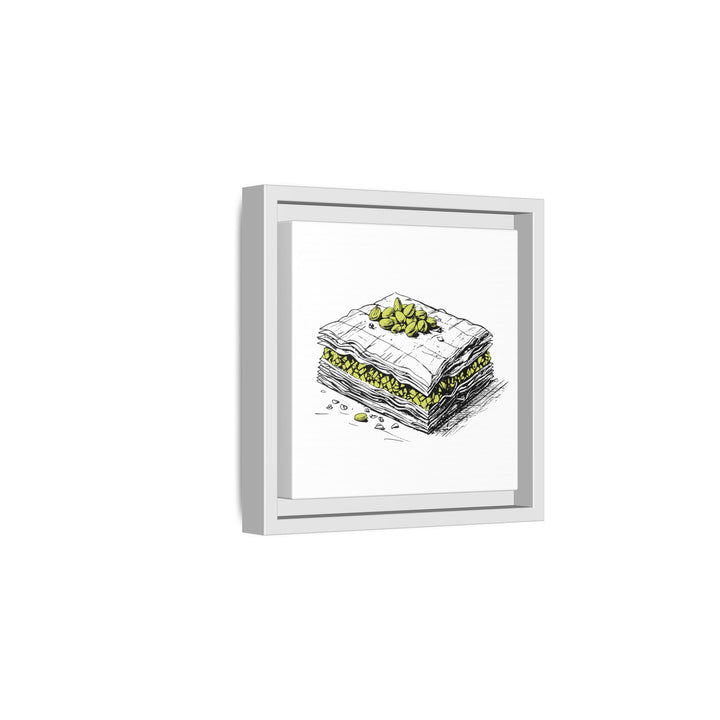 Baklava Canvas with Floating Frame