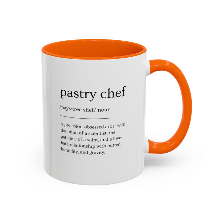 Pastry Chef Definition Color Accent Mug