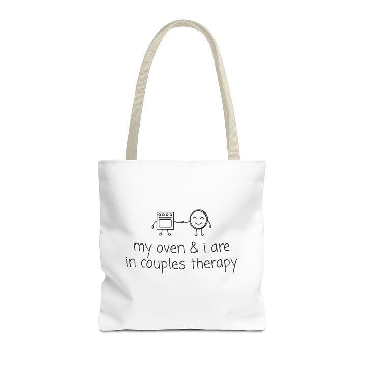 Couples Therapy With Oven Tote Bag
