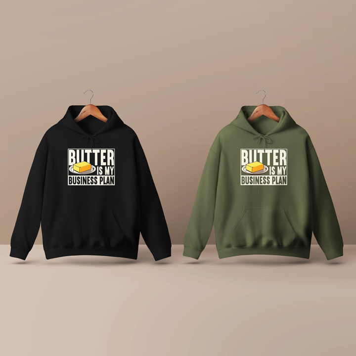 Butter Is My Business Plan Heavy Blend Hoodie