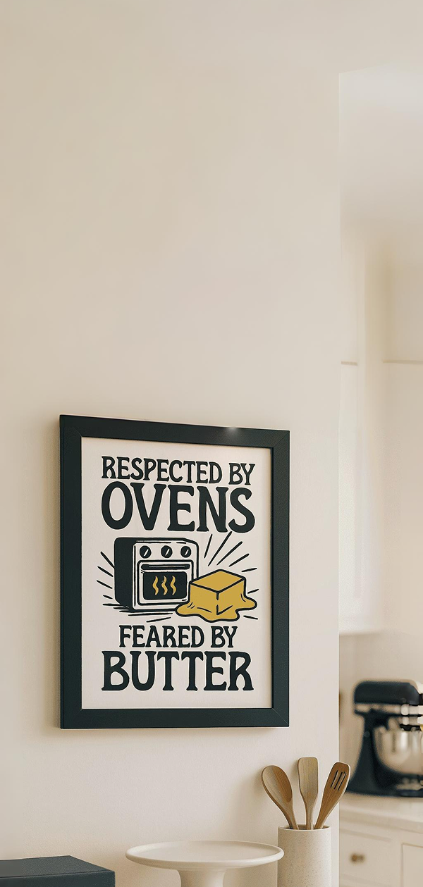 Feared by Butter Framed Canvas