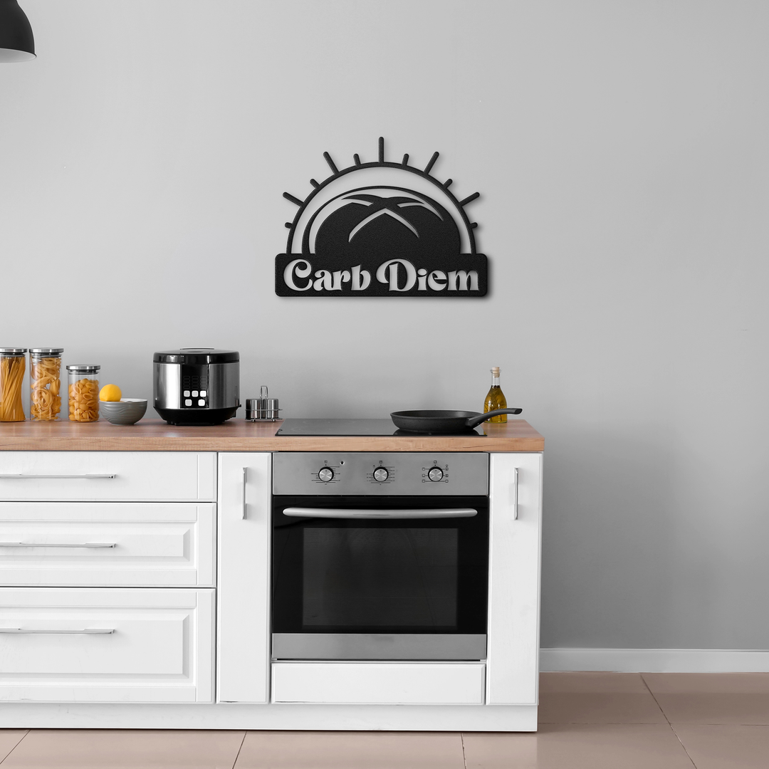 Carb Diem Metal Wall Art